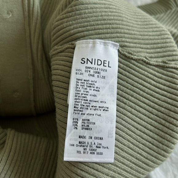 Snidel Women's SusTaina Button Front Knit Dress - Picture 9 of 9